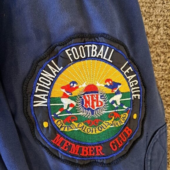 Vintage Dallas Cowboys NFL Stadium Coat Parka Member Club Mens Medium Rare Warm - Picture 2 of 12
